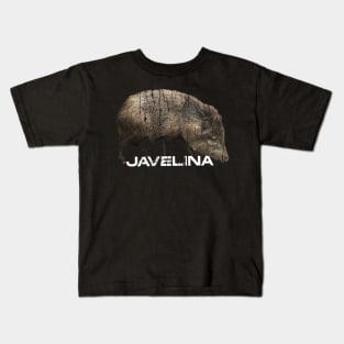 JAVELINA SKUNK PIG Kids T-Shirt